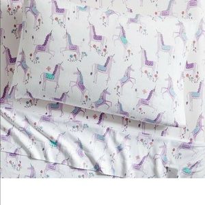 Flannel unicorn sheets queen